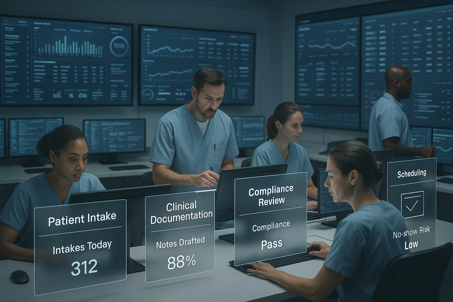 Wayak healthcare operations command center